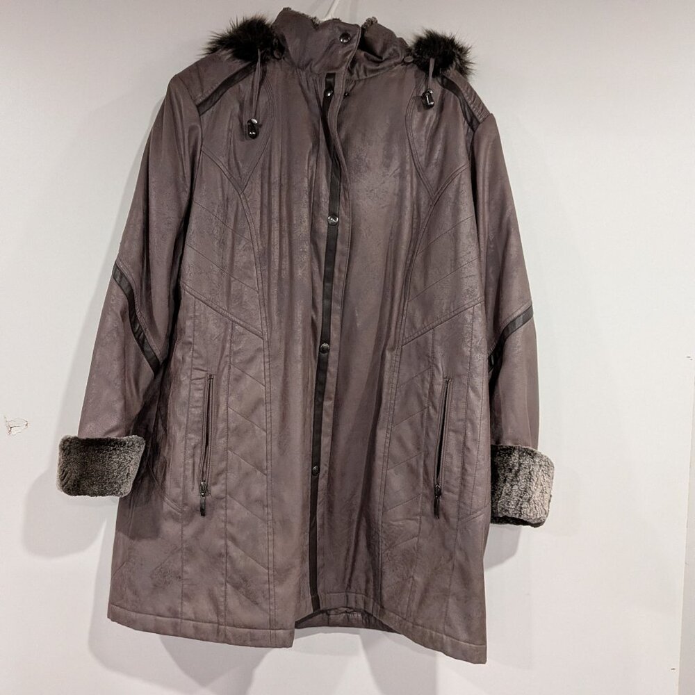 TSC nuage Long Parka Winter Coat Brown Size 2X